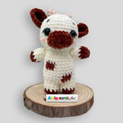 Amigurumi vaca terciopelada...