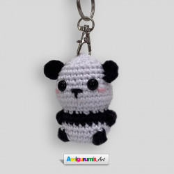 Osito Panda Llavero Amigurumi